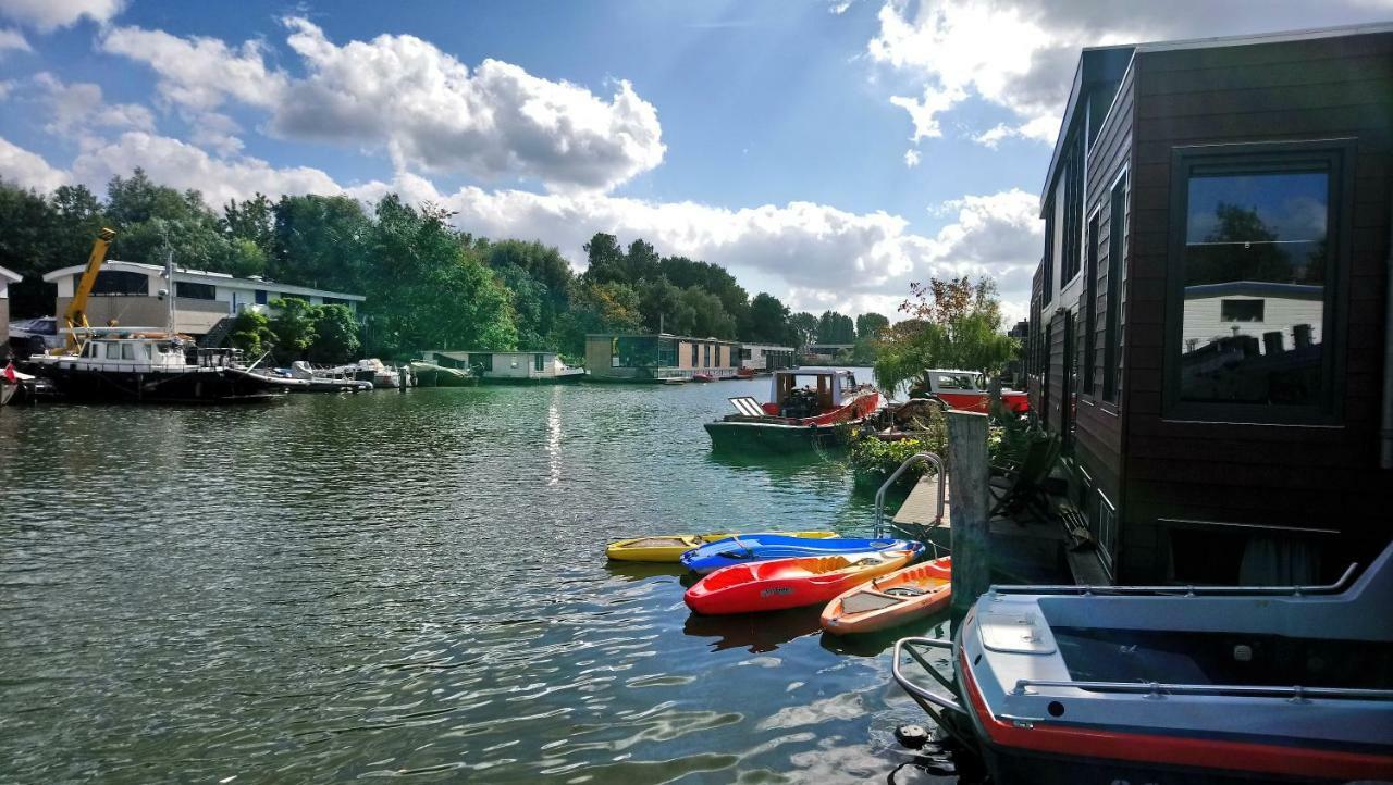 Houseboat Vliegenbos Bed and Breakfast Amsterdam Esterno foto